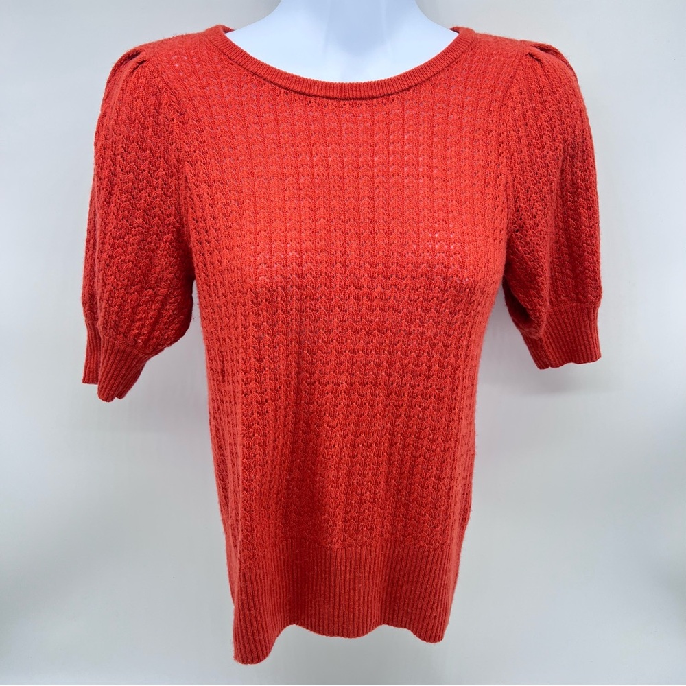 Madewell Vibrant Red Knit Top